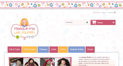 Desktop Screenshot of fabrique-moi-une-poupee.com